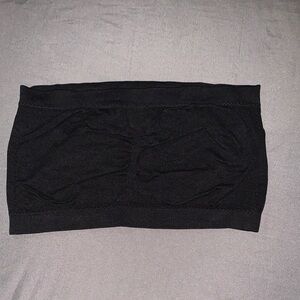 Black Bandeau Top